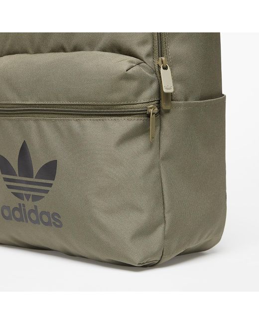 Adidas Originals Gray Adicolor Backpack Olive Strata
