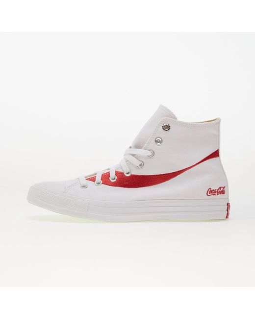 Baskets x coca-cola chuck taylor all star white/ racing red/ white eur 46.5 Converse