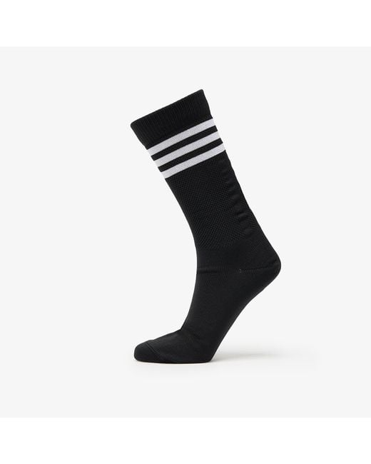 Adidas Originals Black Socken Adidas 3 Stripes Textured Crew Socks 2-Pack