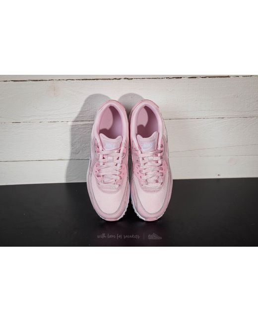Nike Air Max 90 Se Mesh (gs) Prism Pink/ Prism Pink-white | Lyst