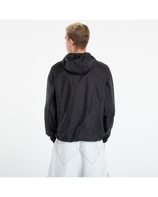 Roa Black Windbreaker Hue Packable Wind Jacket for men