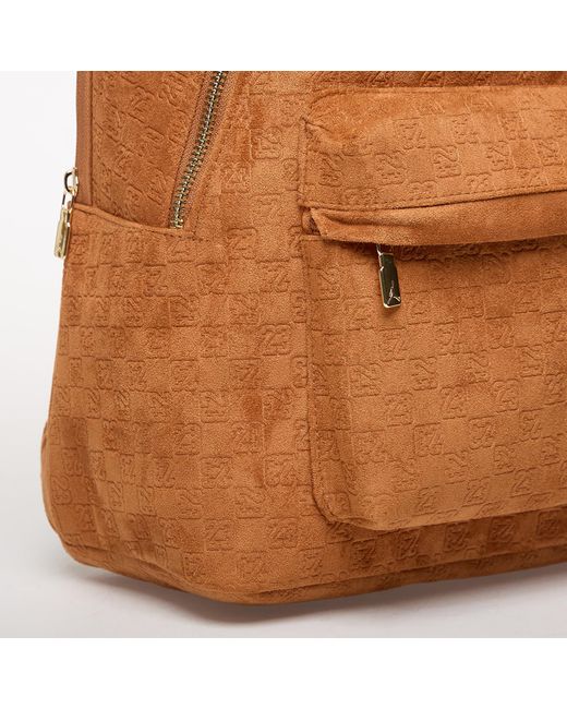 Nike Brown Rucksack Jam Suede Monogram Backpack