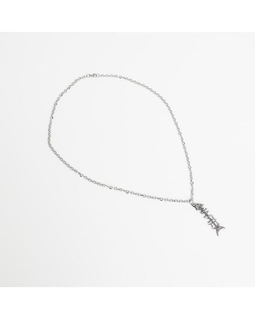 Wasted Paris White U Surrender Necklace