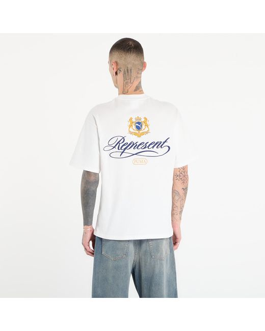 PUMA White X Represent Graphic Tee for men
