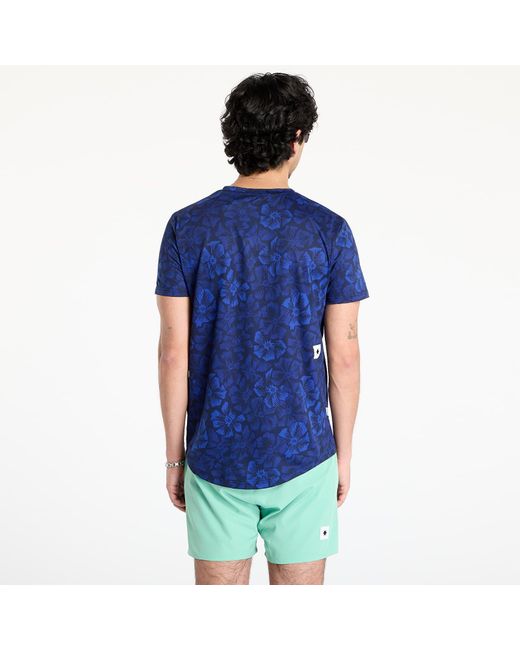 Saysky T-Shirt Flower Combat T-Shirt in Blue für Herren