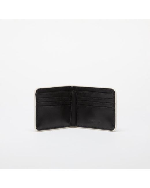 Fred Perry Black Wallet Coated Polyester Billfold Wall/ Ecru