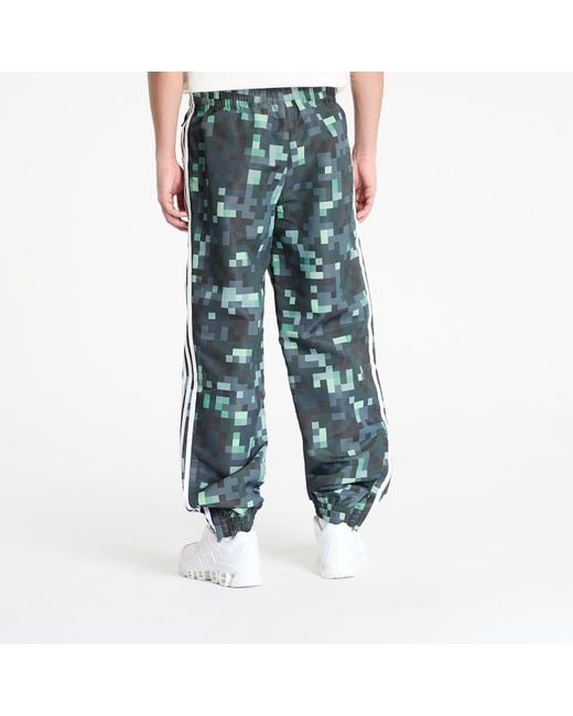 Adidas Originals Blue Pants Adidas X Minecraft Trackpant/ Pebble/ Magic Lime for men
