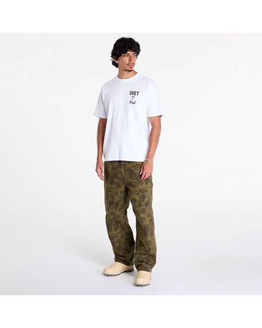 Obey T-Shirt Obey Obey Has A Posse T-Shirt in White für Herren