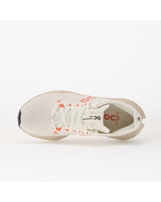 Sneakers W Cloudsurfer Max Ivory/ Salm Eur di On Shoes in White