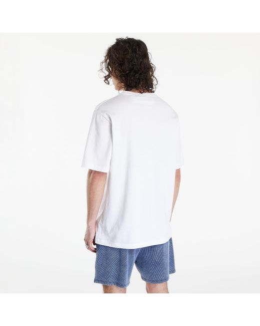 Daily Paper White Scratch Logo Short Sleeve T-shirt for men