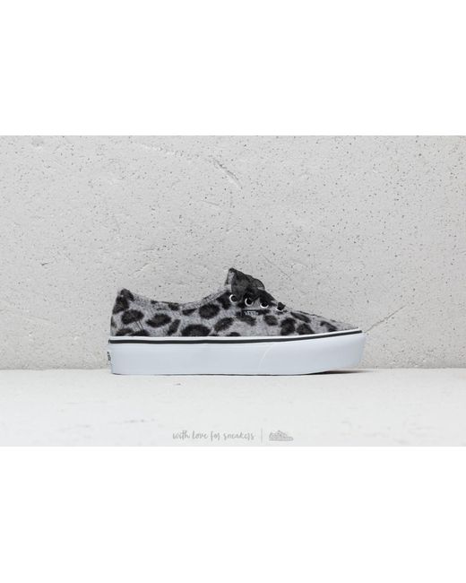 vans fuzzy leopard