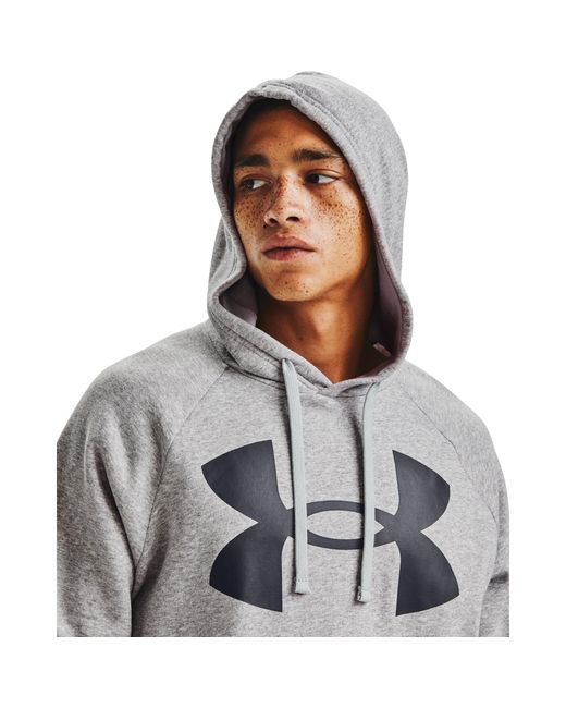 Under armour men's rival fleece big logo hoodie cheap