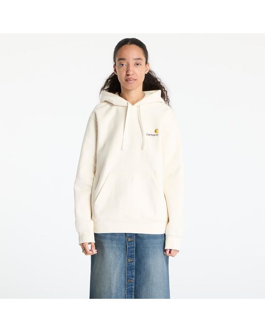 Carhartt Green Sweatshirt Hooded American Script Sweat