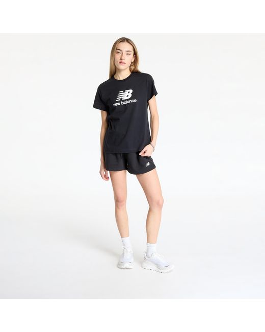 New Balance Black T-Shirt S/S Jersey