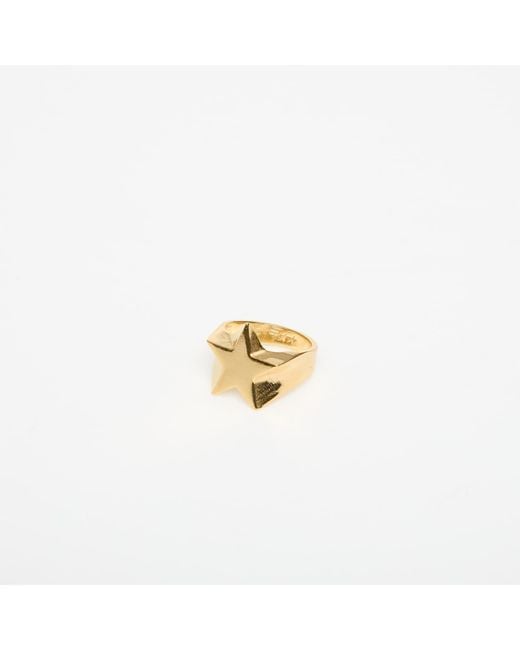 Twojeys Metallic Ring Shooting Star Ring
