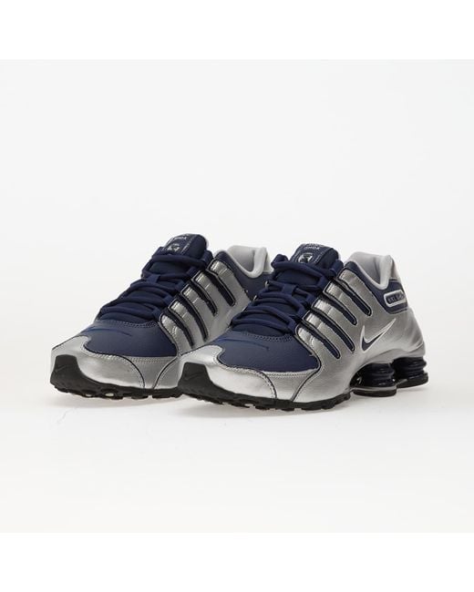 Sneakers Shox Nz Midnight/ -Metallic di Nike in Blue da Uomo