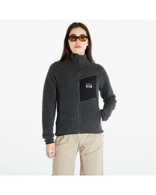 Lundhags Black Flok Pile Wool Fleece Jacket Seaweed