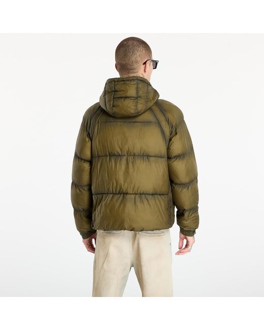 Represent Jas Translucent Hooded Puffer in het Green voor heren