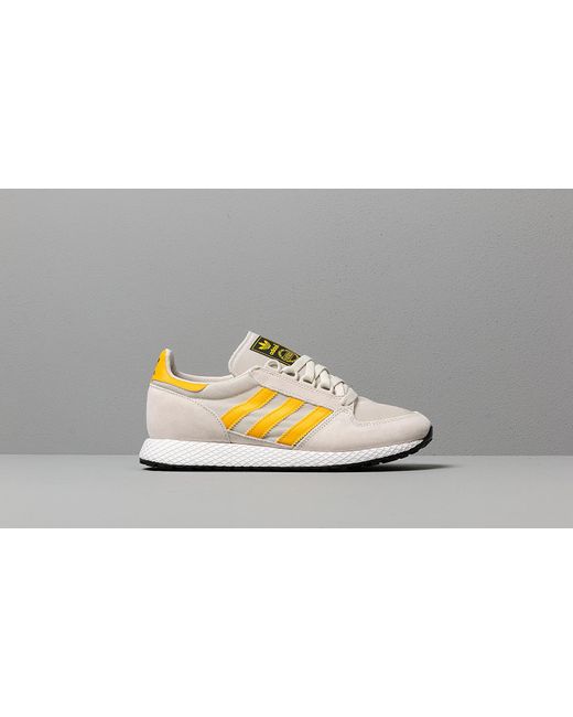 adidas Originals Adidas Forest Grove Raw White/ Bold Gold/ Crystal White in  Brown (Gray) for Men | Lyst