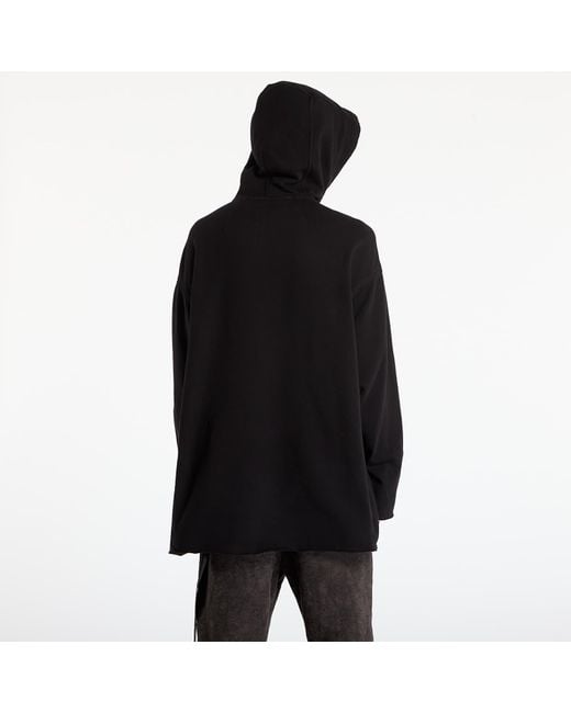Rick Owens Black Sweatshirt Peter Hoodie/ Pearl for men