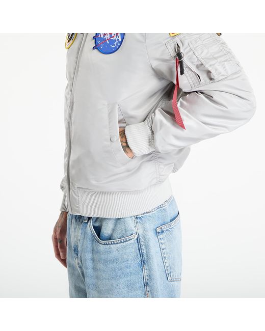 Giacca Alpha Industries Ma-1 Vf Vintage Fit Nasa di Alpha Industries in Blue da Uomo