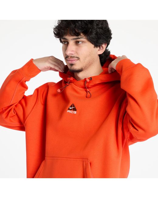 Nike Sweatshirt Acg Therma-Fit Fleece Pullover Hoodie Picante/ Cinnamon/ Summit in Orange für Herren
