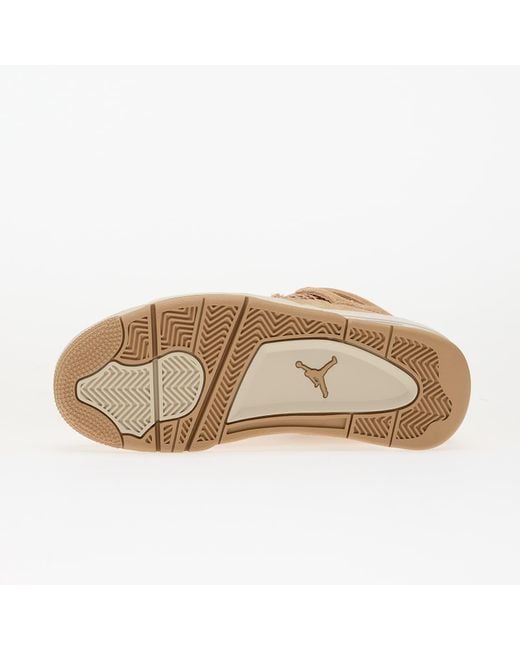 Nike Natural Sneakers Air 4 Retro "Cozy Girl" (Hv0823-200) Hemp/ Lt Orewood Brn Eur