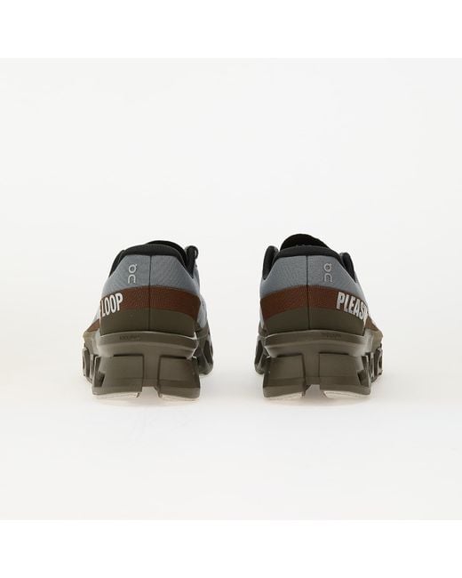 On Shoes Brown Sneakers X Pleasures X The Loop W Cloudmster 2 Mist/ Eur