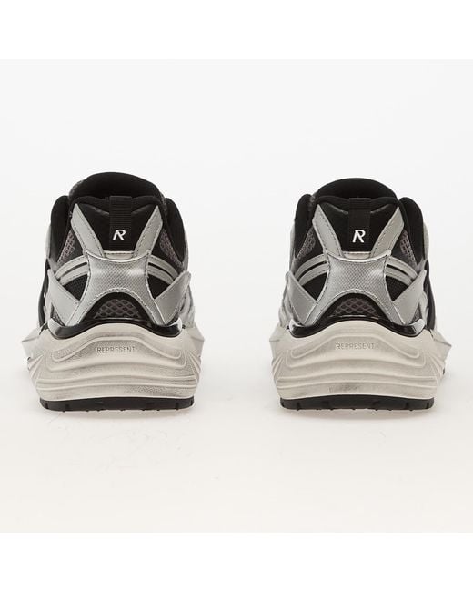 Represent Black Logo Appliqué Storm Runner Sneakers for men