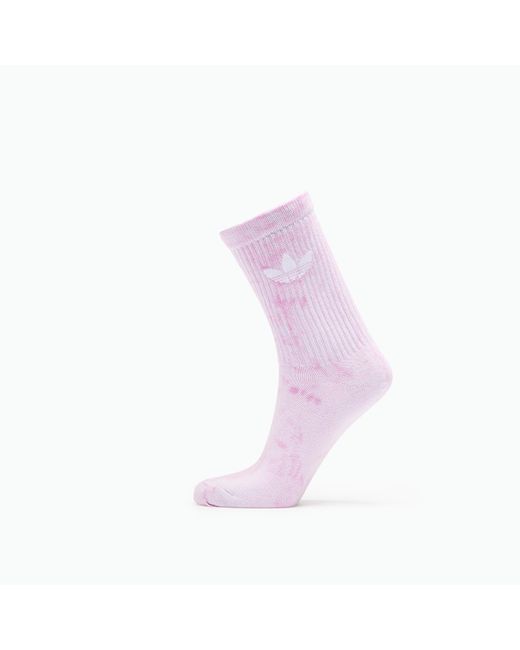 Adidas Originals Pink Adidas Tie Dye Crew Socks 3-Pack