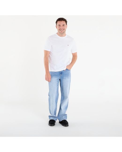 Tommy Hilfiger T-Shirt Essential Reg Fit Solid Tee in het White voor heren