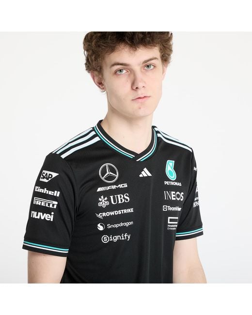 Adidas Originals Jersey Adidas X Mercedes Amg Petronas Formula One Team Driver Authentic Jersey in Black für Herren