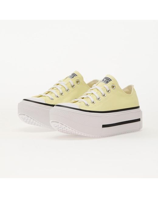 Converse White Sneakers Chuck Taylor All Star Lift Double Stack Lemon Slushy/ Eur