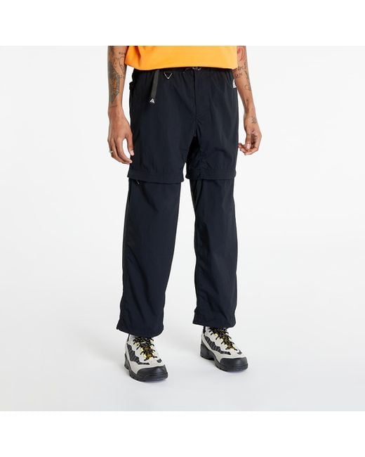 Nike Acg zip-off trail pants black/ anthracite/ summit white in Blue für Herren