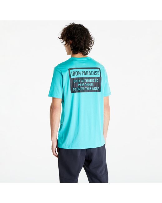 Under Armour Blue Project Rock Lc Brahma Short-sleeve T-shirt Neptune/ Black for men