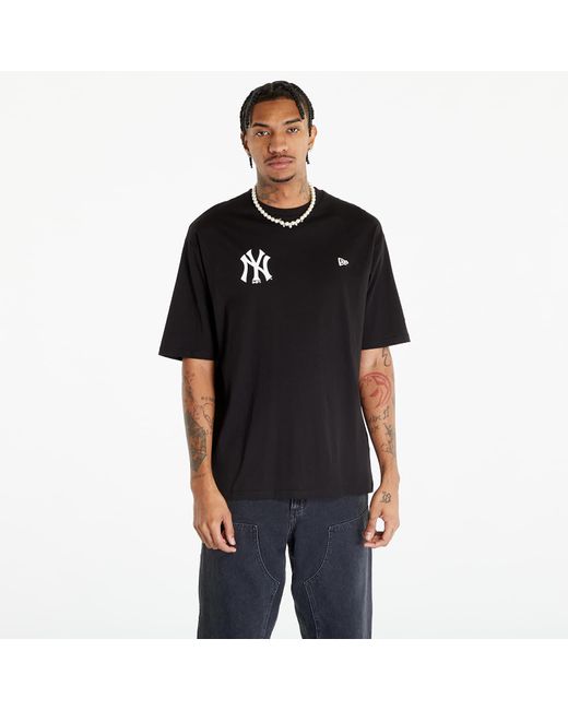 KTZ Black Mlb Baseball Graphic Os Tee New York Yankees / White for men