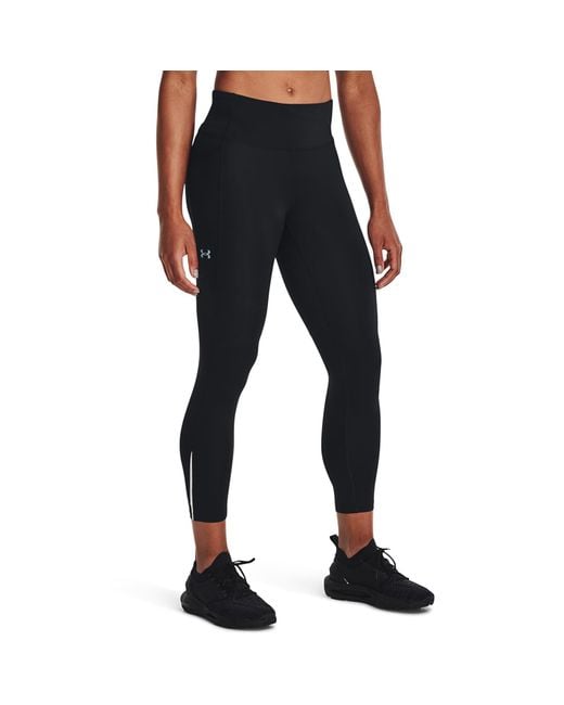 Leggins Fly Fast 3.0 Ankle Tight di Under Armour in Black