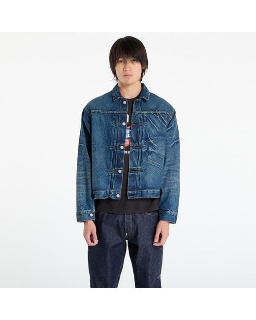 Human Made Jacket Denim Work Jacket Future in Blue for Men | Lyst
