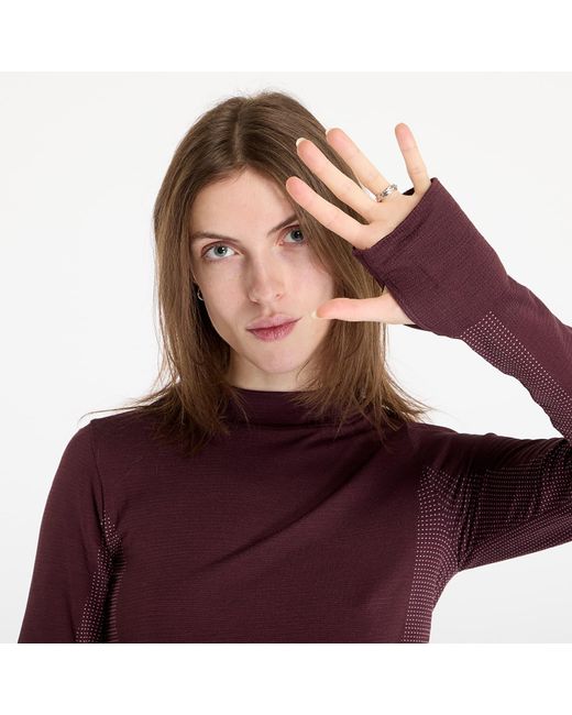 Nike T-Shirt Acg "Delta River" Dri-Fit Adv Base Layer Long-Sleeve Top Burgundy Crush/ Beyond in het Red