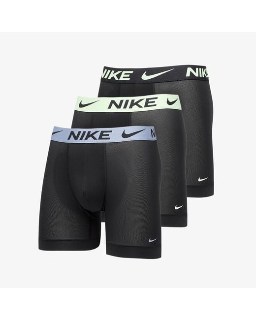 Elite breathe boxer brief 3-pack s Nike pour homme en coloris Black