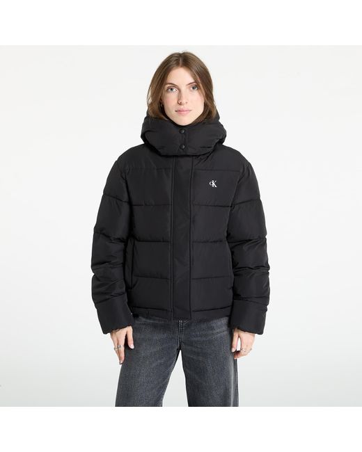 Calvin Klein Black Jacket Jeans Matte Monologo Short Jacket