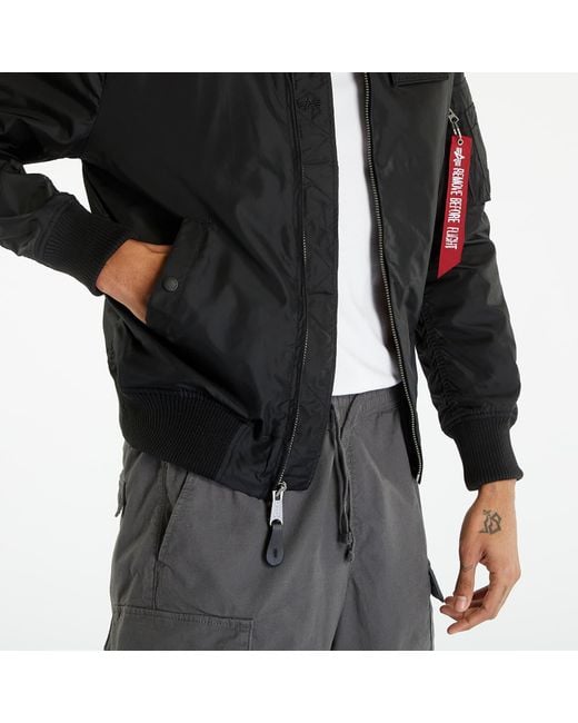 Alpha Industries Jacke Alpha Industries Ma-1 Tt Hood in Black für Herren