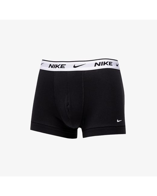 Nike Everyday Cotton Stretch Trunk 3-Pack Black/ White für Herren
