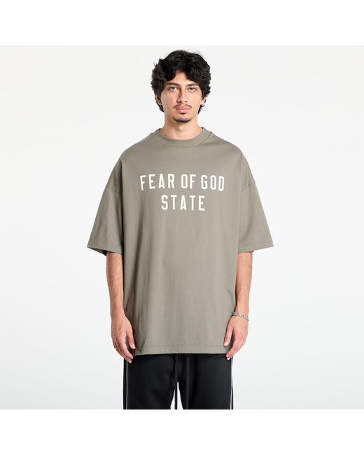 Maglietta 90's Short Sleeve Tee di Fear Of God in Gray da Uomo