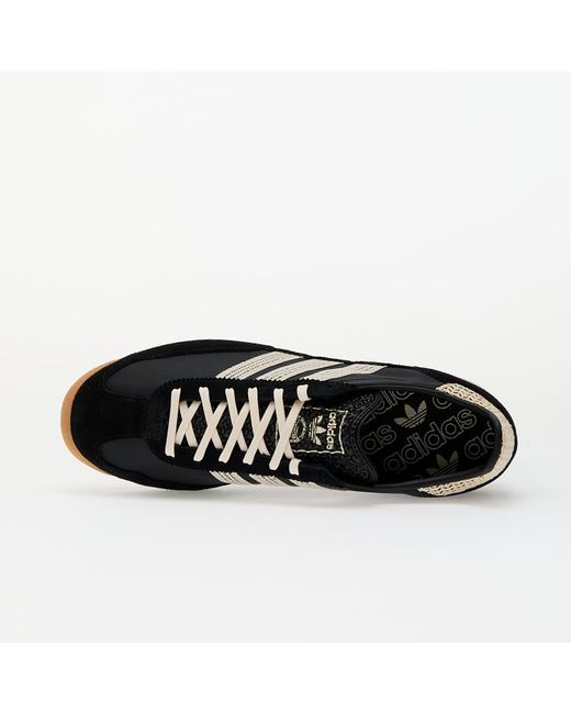 Adidas Originals Black Sl 72 Og Sneakers Aus Canvas Mit Besätzen Aus Veloursleder Und Häkelmaterial
