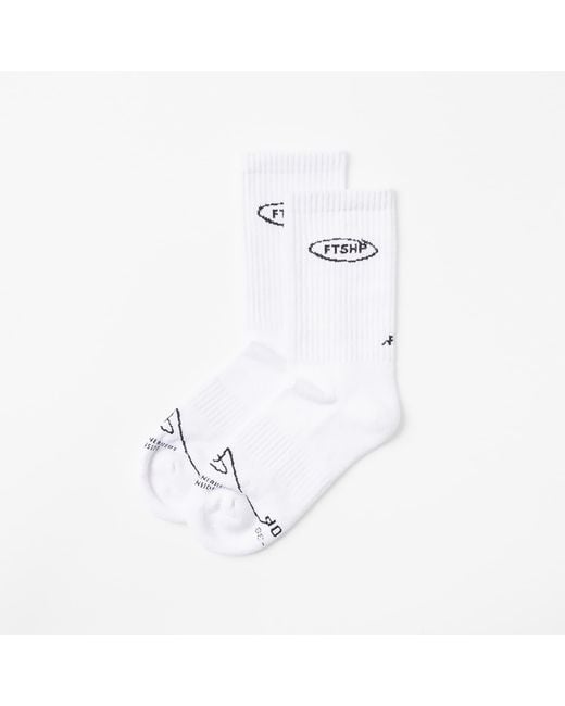 FTSHP White Footshop Basic But Not Basic Socks 3-Pack