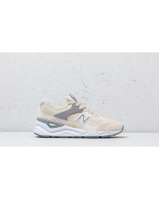 New Balance Suede New Balance X-90 Shoes in Brown (White) | Lyst