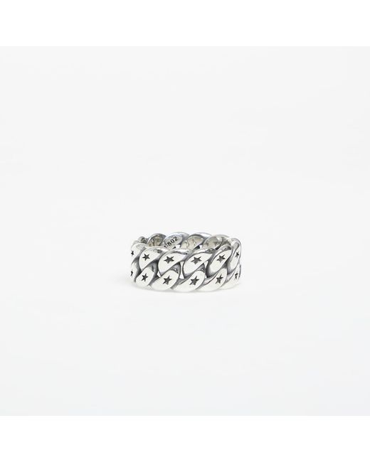 Twojeys White Cuban Monogram Ring