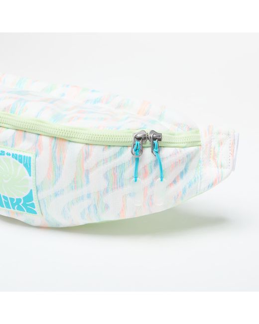 Nike Blue Heritage fanny pack white/ barely volt/ dusty cactus