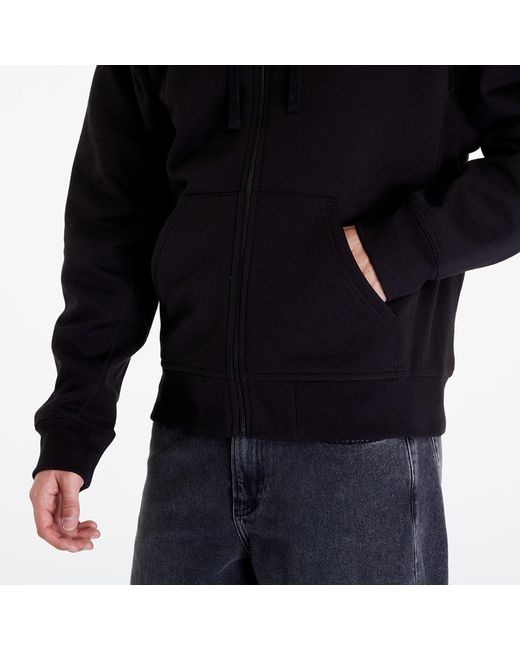 Carhartt Sweatshirt Hooded American Script Jacket in het Black